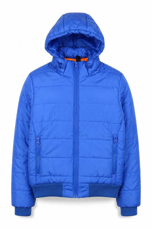 Mens UK Size M BC Collection Blue Puffer Jacket