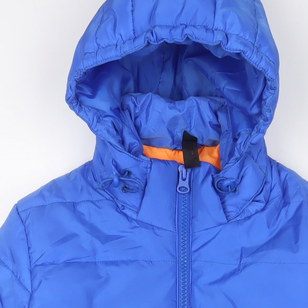 Mens UK Size M BC Collection Blue Puffer Jacket