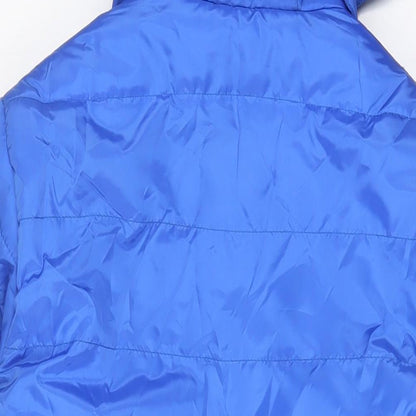 Mens UK Size M BC Collection Blue Puffer Jacket