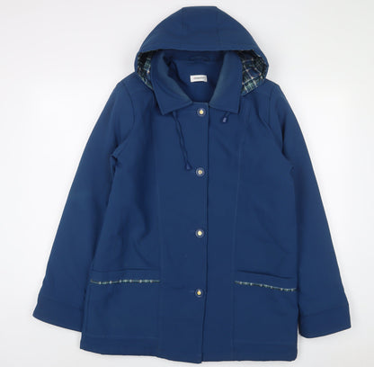 Womens UK Size 12 Damart Blue Jacket