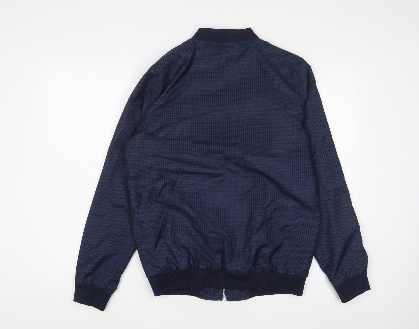 Mens UK Size M Boohoo Blue Bomber Jacket
