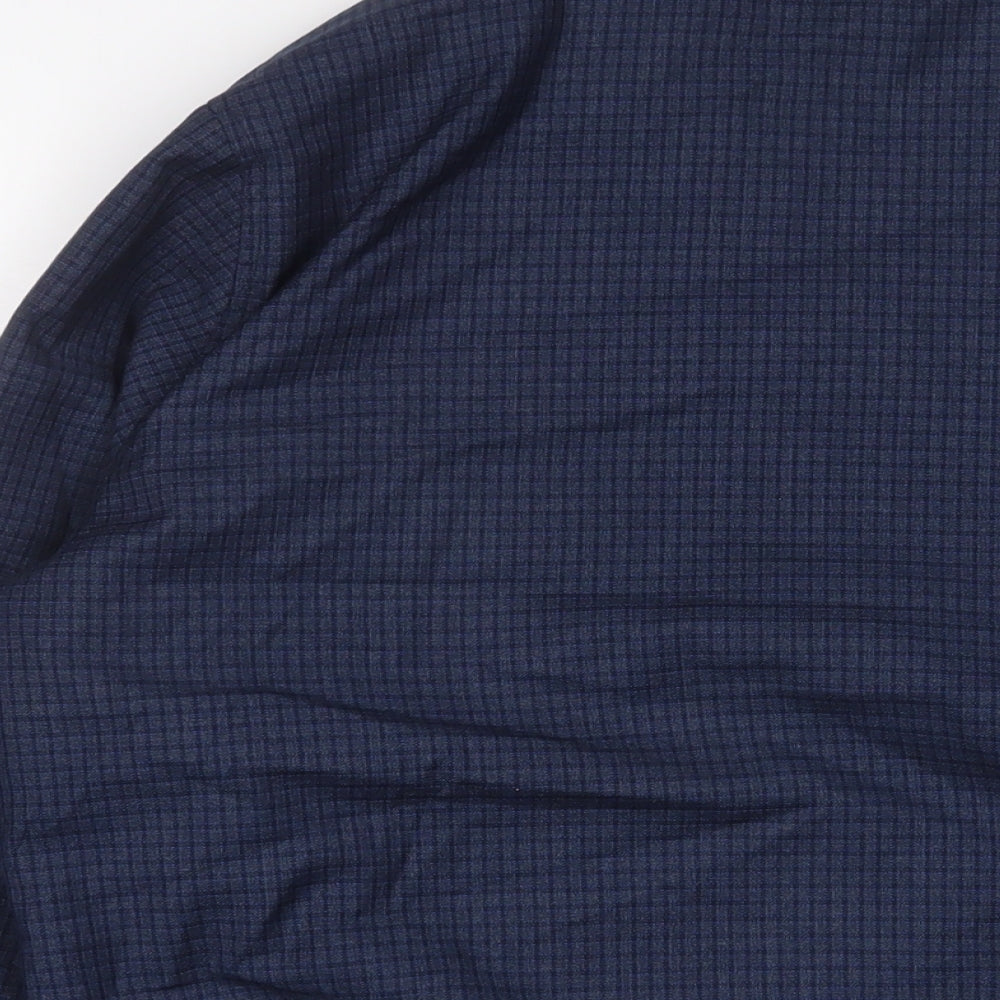 Mens UK Size M Boohoo Blue Bomber Jacket