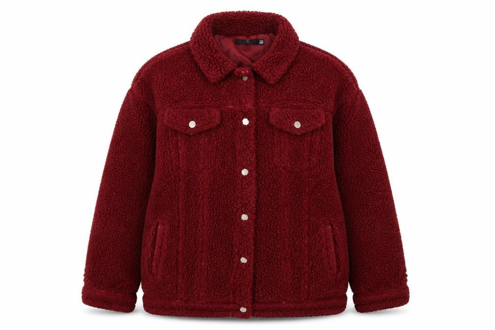 Womens UK Size 14 Missguided Red Jacket