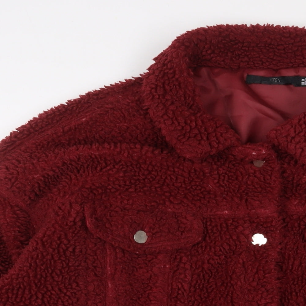 Womens UK Size 14 Missguided Red Jacket