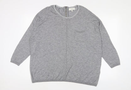 Womens UK Size 16 NEXT Grey Pullover Jumper