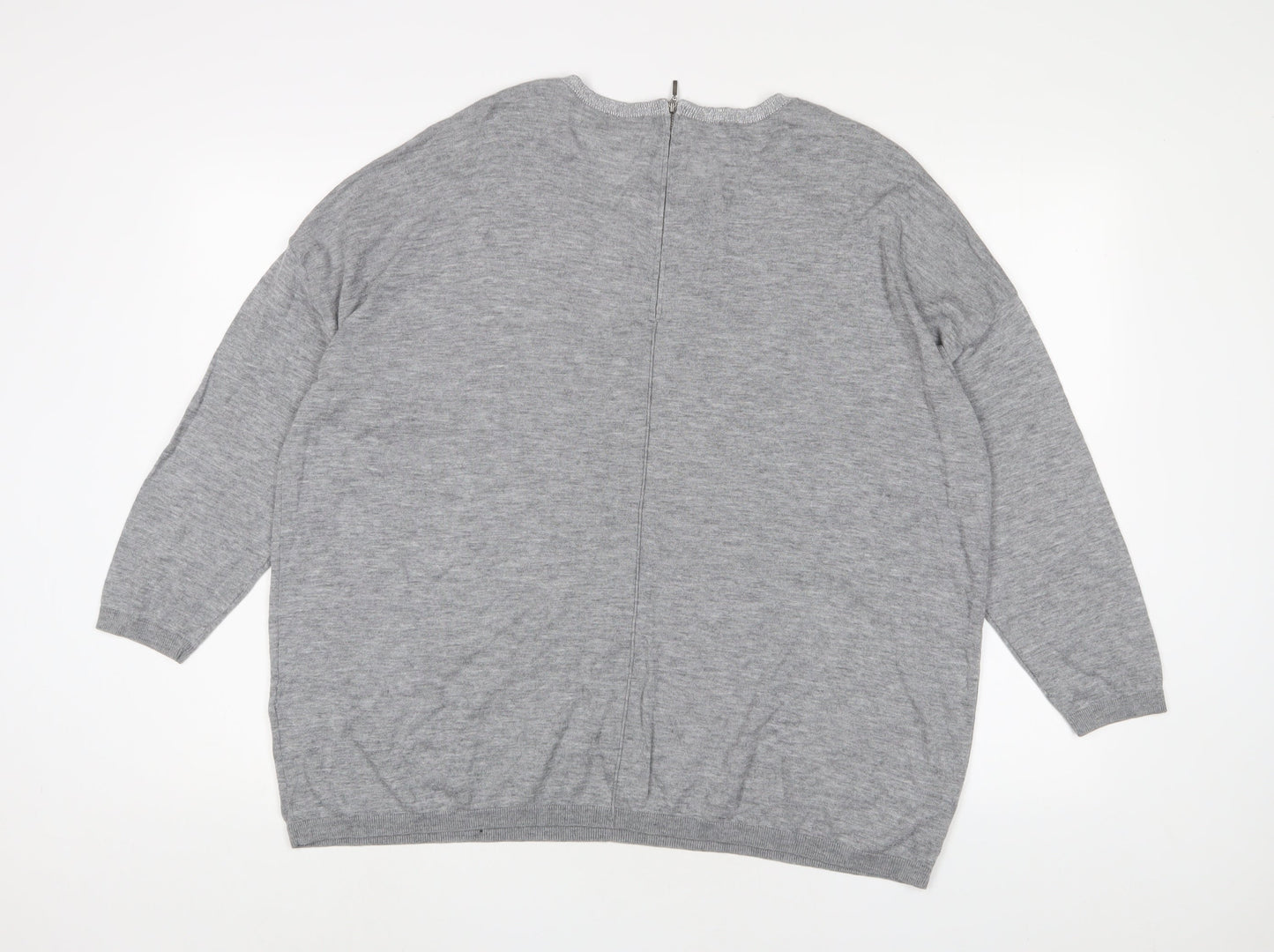 Womens UK Size 16 NEXT Grey Pullover Jumper