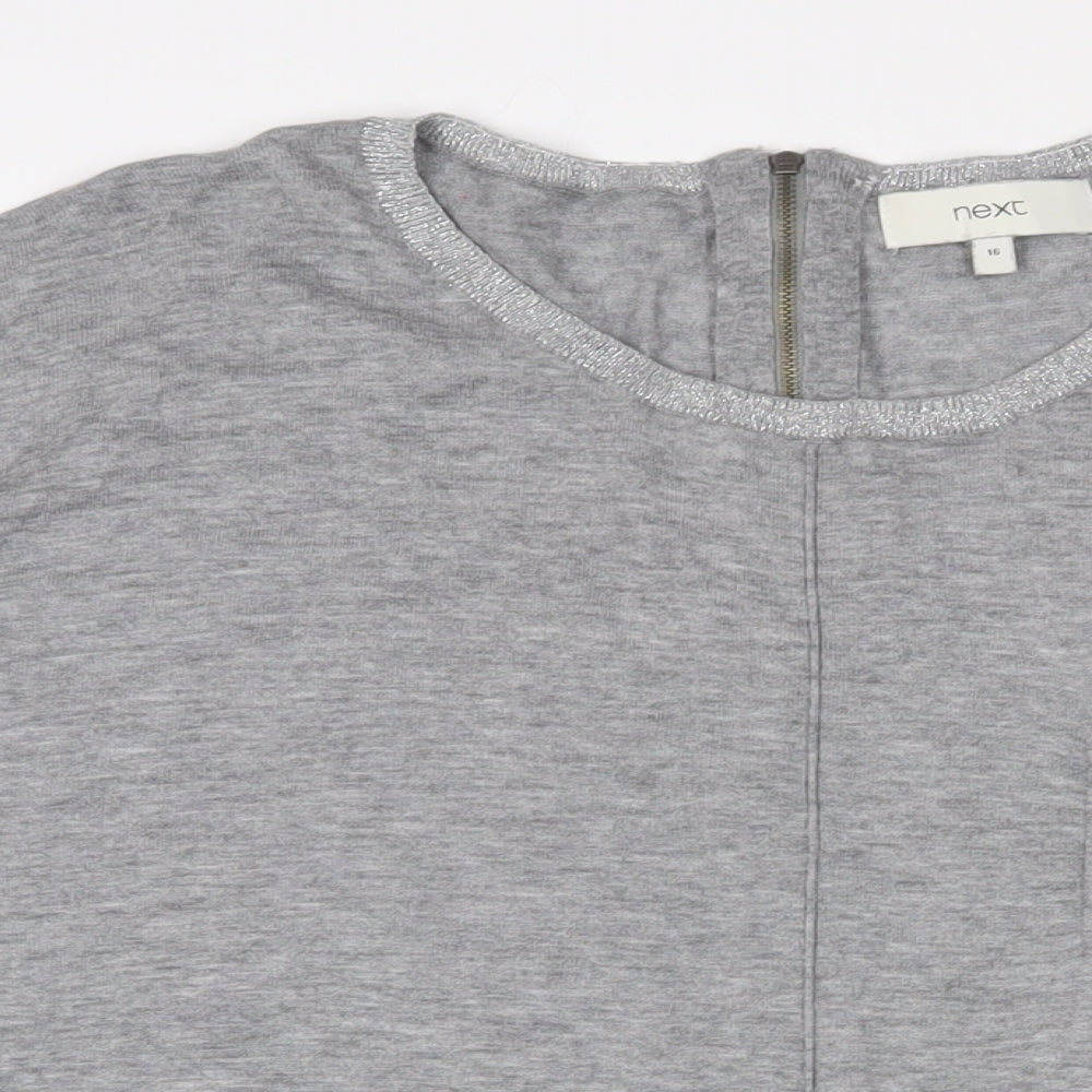 Womens UK Size 16 NEXT Grey Pullover Jumper