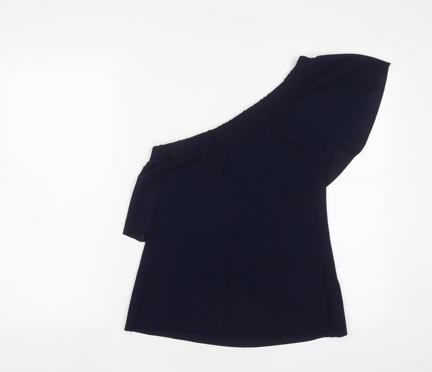 Womens UK Size 10 Warehouse Blue Basic Blouse