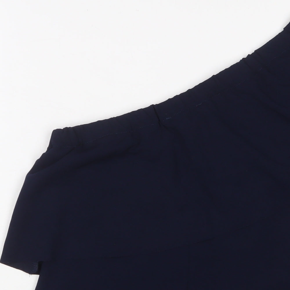 Womens UK Size 10 Warehouse Blue Basic Blouse