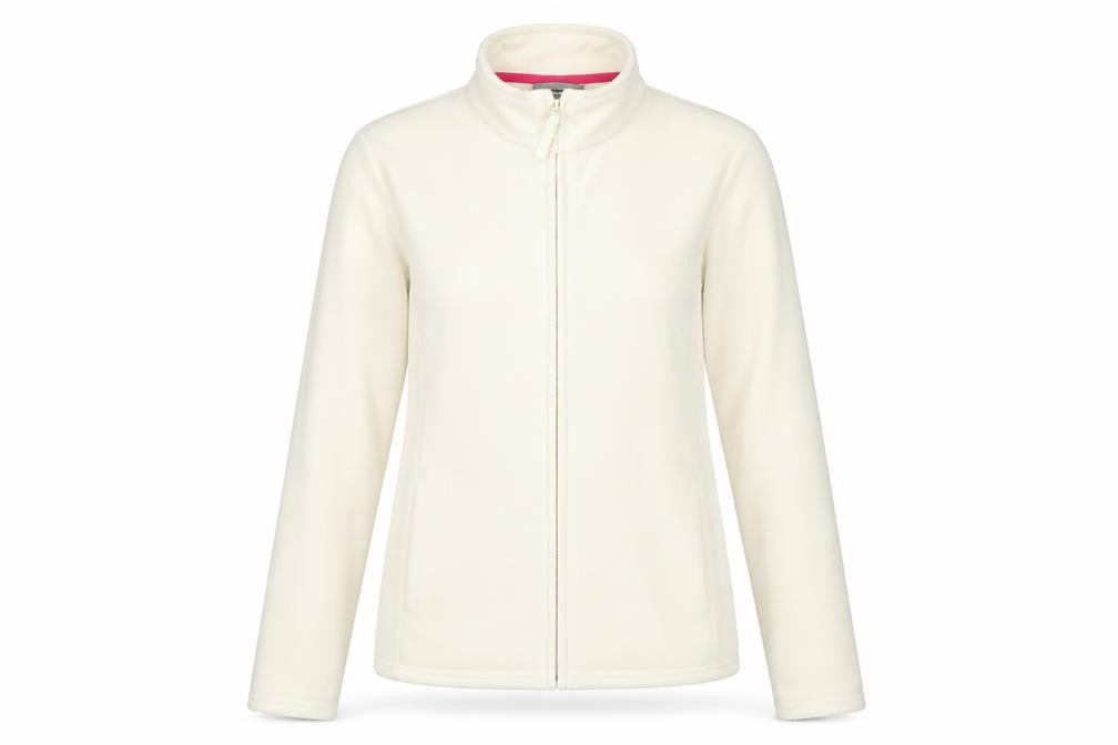 Marks & Spencer Womens White Jacket Size 10 Zip