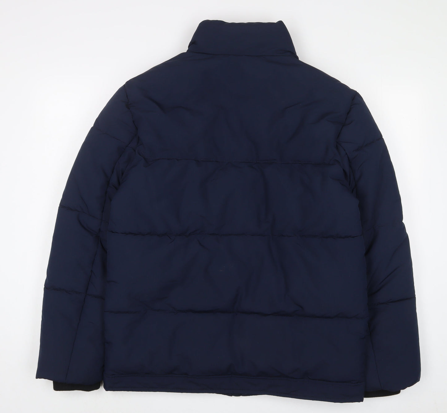 Mens UK Size M Marks and Spencer Blue Quilted Coat
