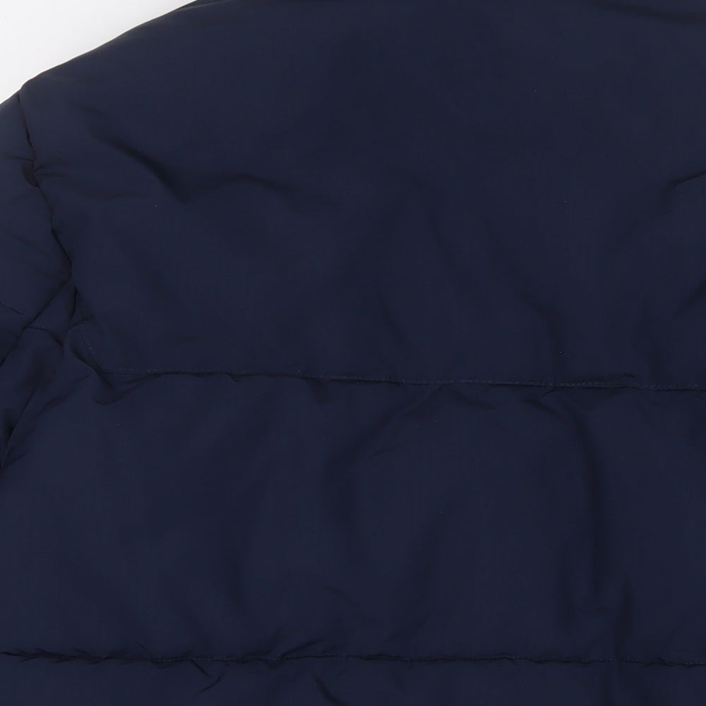 Mens UK Size M Marks and Spencer Blue Quilted Coat