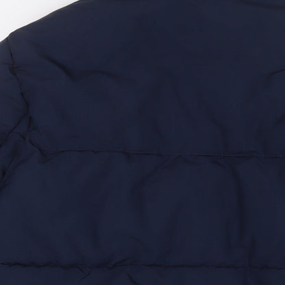 Mens UK Size M Marks and Spencer Blue Quilted Coat