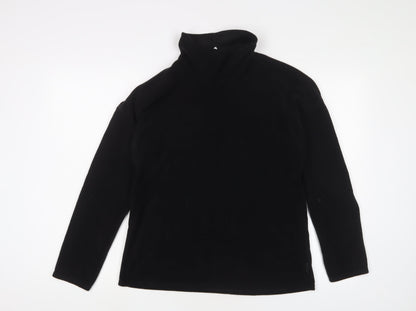 DECATHLON Womens Black Polyester Pullover Sweatshirt Size M Pullover