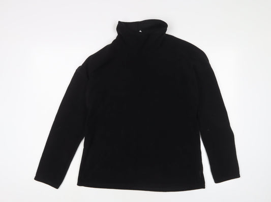 DECATHLON Womens Black Polyester Pullover Sweatshirt Size M Pullover