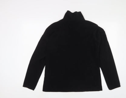 DECATHLON Womens Black Polyester Pullover Sweatshirt Size M Pullover