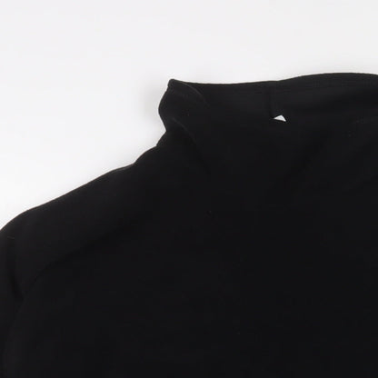 DECATHLON Womens Black Polyester Pullover Sweatshirt Size M Pullover