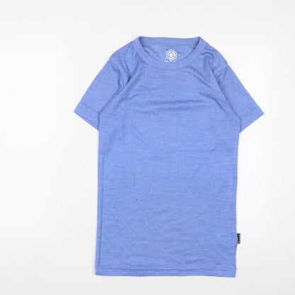 Beeswift Mens Blue Polyester T-Shirt Size M Crew Neck - Thermal