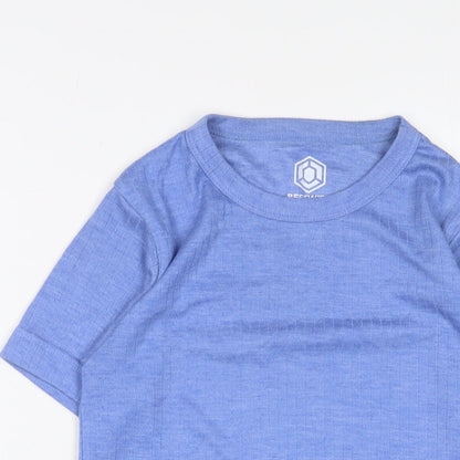 Beeswift Mens Blue Polyester T-Shirt Size M Crew Neck - Thermal
