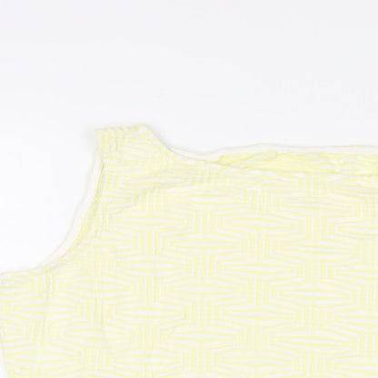 Womens UK Size 16 Marks and Spencer Yellow Basic Tank
