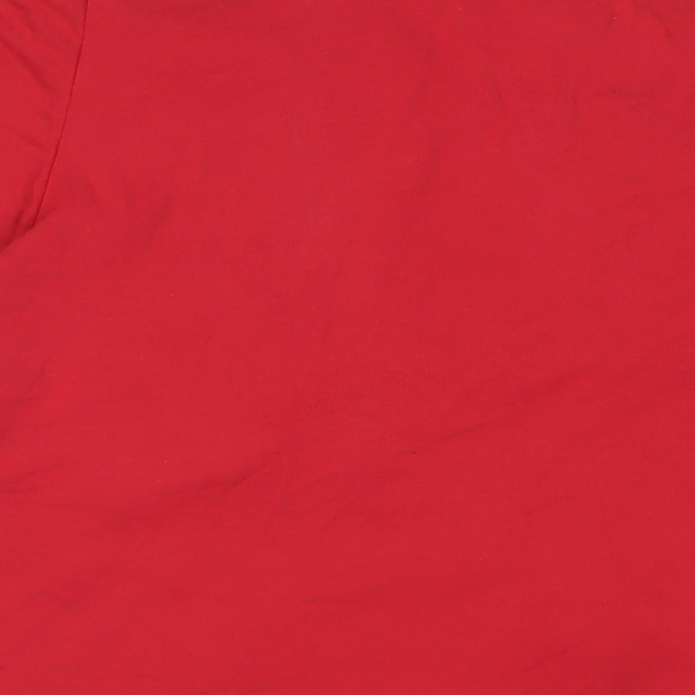 Womens UK Size 20 Classic Red Basic Blouse