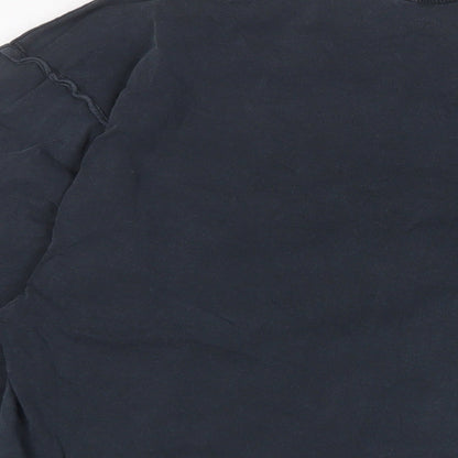 Womens UK Size 8 ASOS Blue Basic T-Shirt