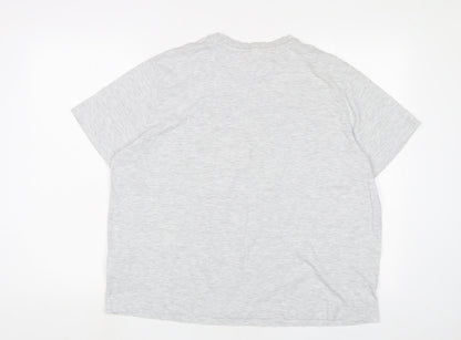 Womens UK Size L H&M Grey Basic T-Shirt