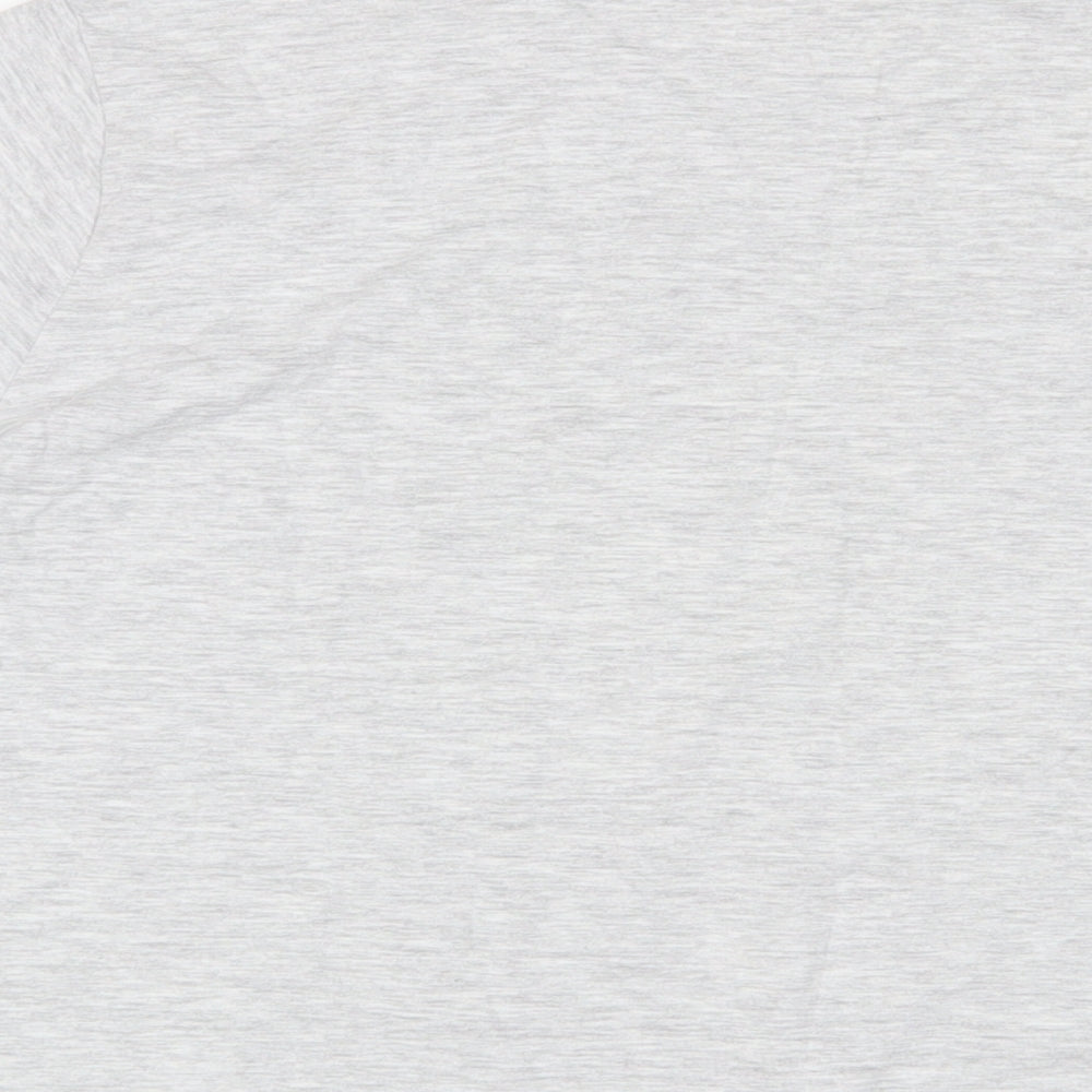 Womens UK Size L H&M Grey Basic T-Shirt