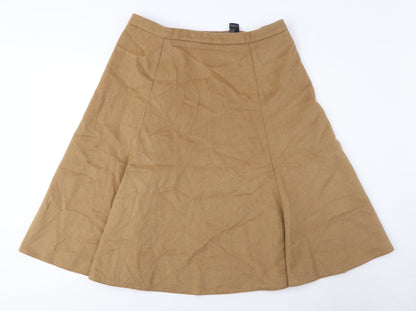 Marks and Spencer Beige A-Line Women's Skirt - M