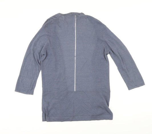 Womens UK Size M Great Plains Blue Cardigan Jumper
