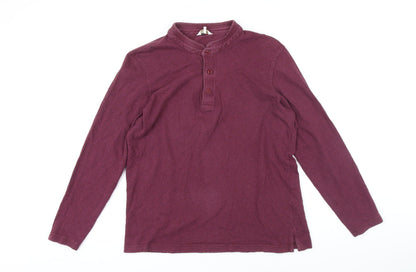 Mens UK Size M Cotton Traders Red Pullover Sweatshirt