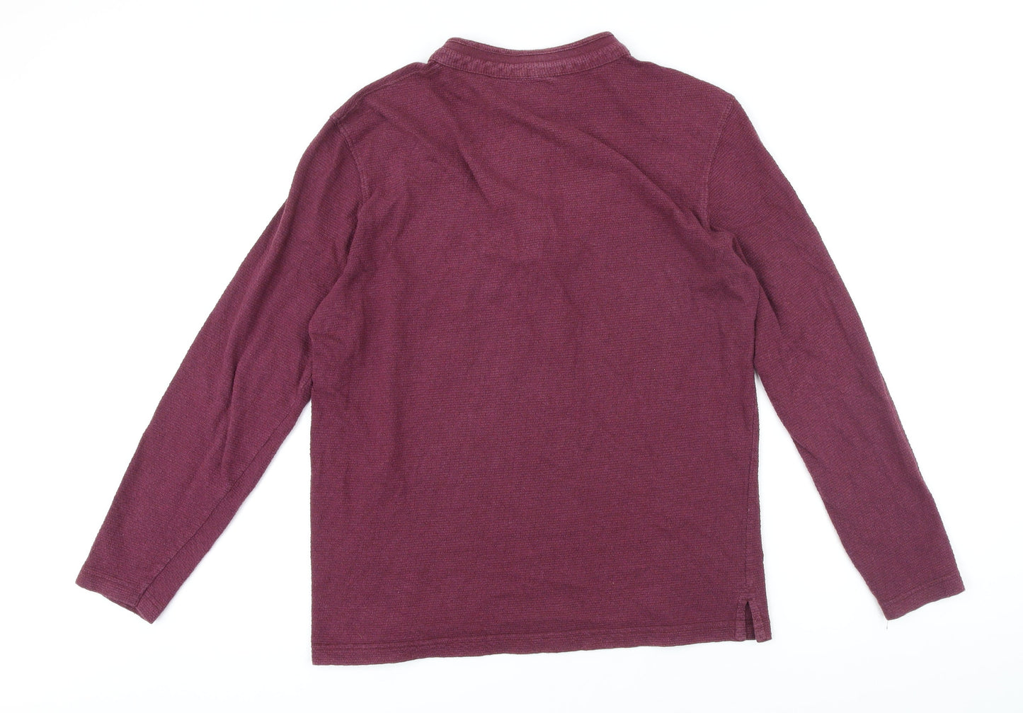 Mens UK Size M Cotton Traders Red Pullover Sweatshirt