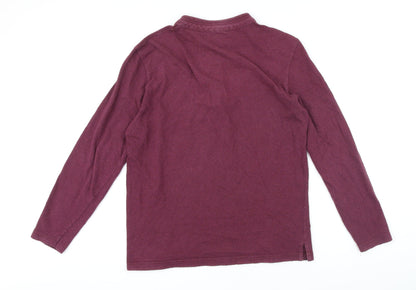 Mens UK Size M Cotton Traders Red Pullover Sweatshirt