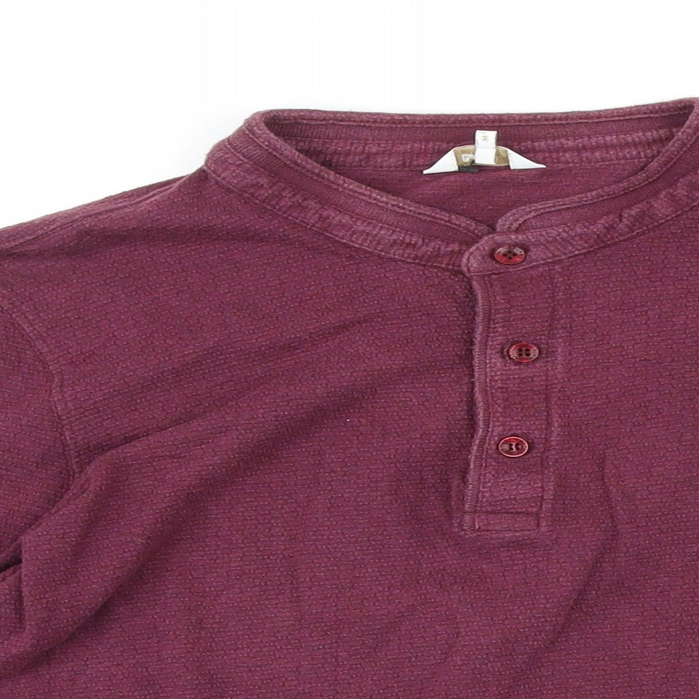 Mens UK Size M Cotton Traders Red Pullover Sweatshirt