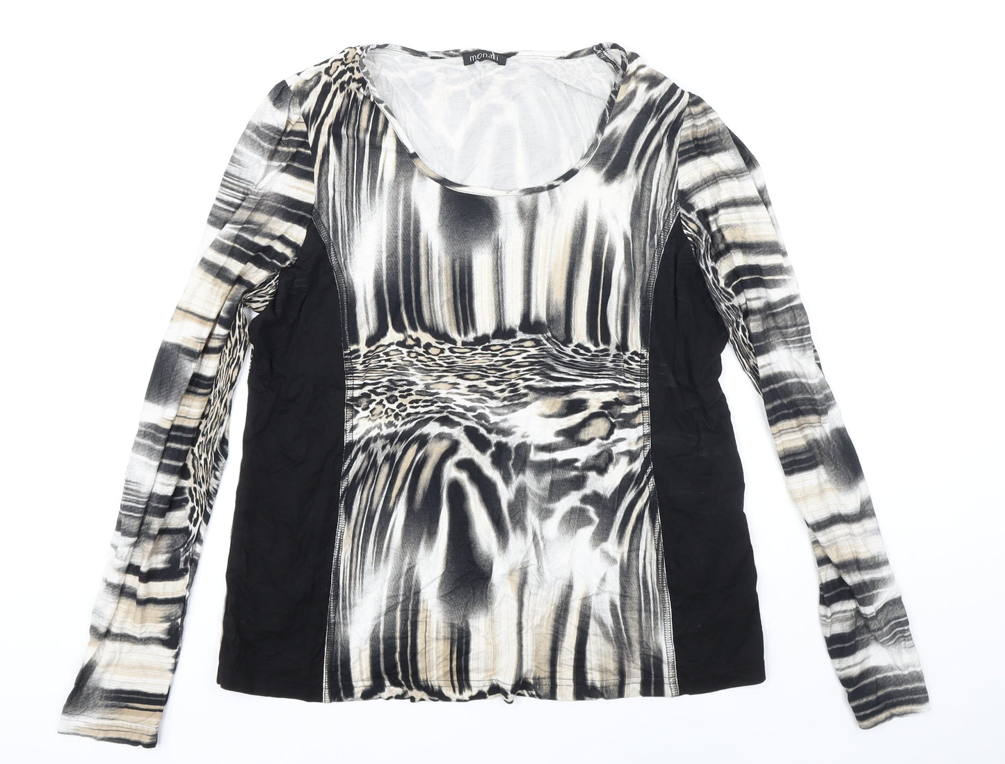 Womens UK Size 20 monari Multicoloured Tunic T-Shirt