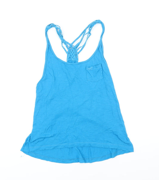 Womens UK Size XS Hollister Blue Camisole Blouse