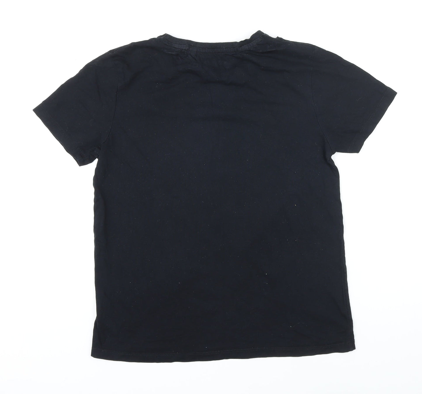 Star Wars Boys Black 100% Cotton Basic T-Shirt Size XL Round Neck - Star Wars