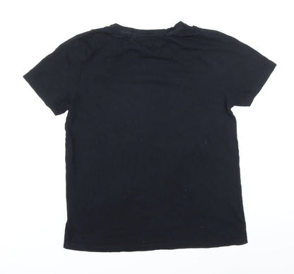 Star Wars Boys Black 100% Cotton Basic T-Shirt Size XL Round Neck - Star Wars