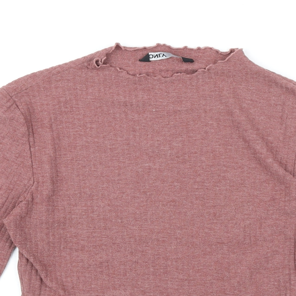 Womens UK Size 10 Only Pink Pullover Jumper