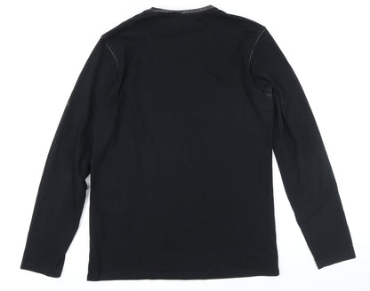 Womens UK Size M The Kooples Black Tunic T-Shirt