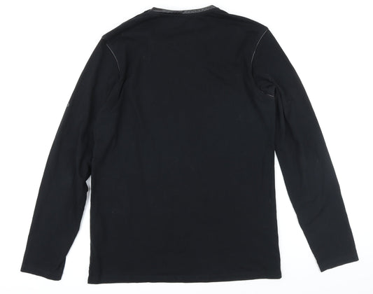 Womens UK Size M The Kooples Black Tunic T-Shirt