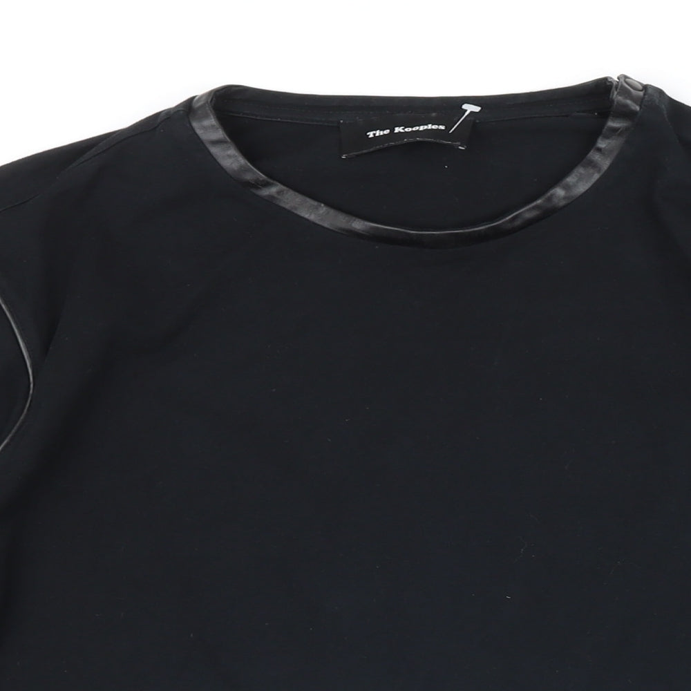 Womens UK Size M The Kooples Black Tunic T-Shirt