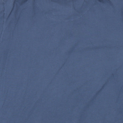 Smith & Jones Mens Blue Cotton Polo Size XL Collared Button