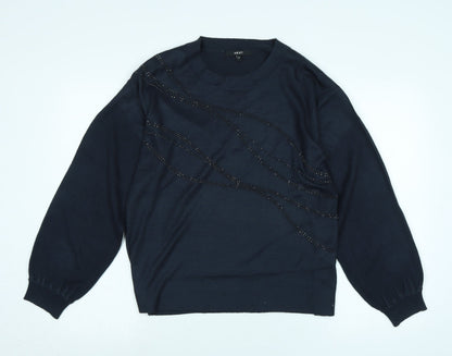 Womens UK Size M NEXT Blue Pullover Jumper