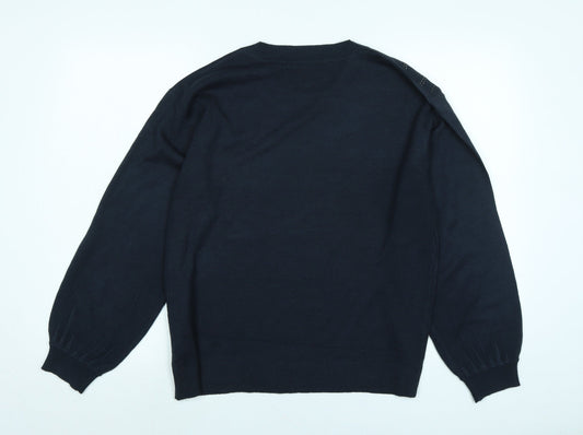 Womens UK Size M NEXT Blue Pullover Jumper