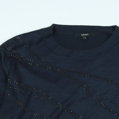 Womens UK Size M NEXT Blue Pullover Jumper