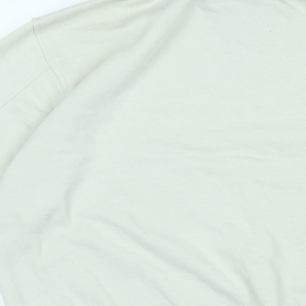 Zara Womens Beige Polyester Pullover Sweatshirt Size S