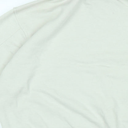Zara Womens Beige Polyester Pullover Sweatshirt Size S