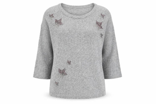 Womens UK Size 14 khost Grey Pullover Jumper