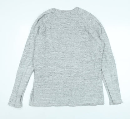 Womens UK Size L H&M Grey Pullover Jumper